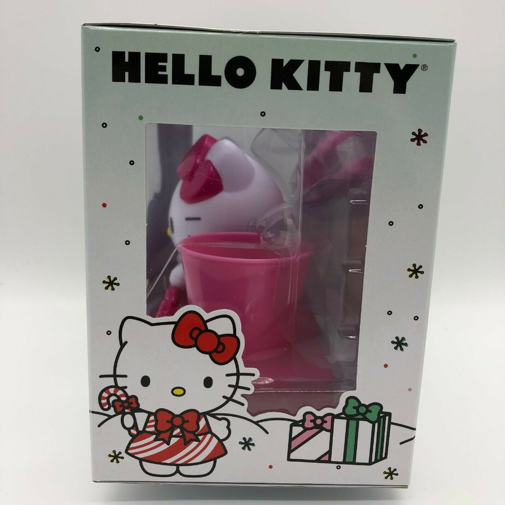 Hello Kitty Smile Set Toothbrush Holder Rinse Cup - Picture 4 of 8